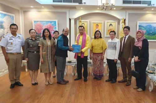 ต้อนรับการเข้าเยี่ยมคารวะและหารือกับกงสุลสาธารณรัฐอินเดียประจำจังหวัดเชียงใหม่ กระชับสัมพันธ์ไทย–อินเดีย 